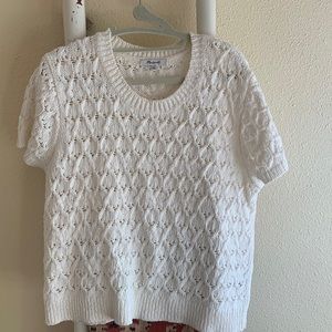 Madewell carrington sweater tee.  Size medium.